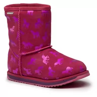 Śniegowce damskie - Emu Australia Buty Rainbow Unicorn Brumby K12373 Deep Pink - miniaturka - grafika 1