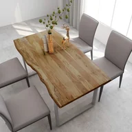 Stoły - vidaXL Stół jadalniany, 160 x 80 x 76 cm, lite drewno akacjowe - miniaturka - grafika 1