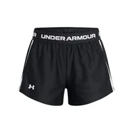 Spodenki damskie - Under Armour G Tech Play Up Szorty - Czarny/Czarny/Biały - YXS - miniaturka - grafika 1