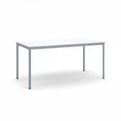 Stoły - B2B Partner Stół do jadalni i stołówki, ciemnoszara konstrukcja, 1600 x 800 mm, buk 555774 - miniaturka - grafika 1