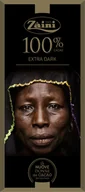 Zdrowa żywność - Zaini, czekolada gorzka 100% kakao, 12 x 75 g - miniaturka - grafika 1