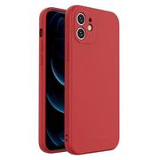 Etui i futerały do telefonów - Wozinsky Color Case silikonowe elastyczne wytrzymałe etui iPhone 8 Plus / iPhone 7 Plus czerwony - miniaturka - grafika 1