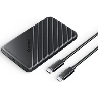 Obudowy i kieszenie na dyski twarde - Kieszeń zewnętrzna Orico 2,5" OBUDOWA HDD/SSD USB 3.1 Gen 1 Type-C Czarna (25PW1C-C3-BK-EP) - miniaturka - grafika 1