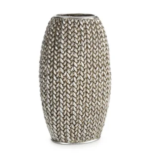 Eurofirany, Wazon, C/MOLI/1/WAZ/02 16X12X27 SREB - Wazony i flakony - miniaturka - grafika 1