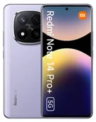 Telefony komórkowe - Xiaomi Redmi Note 14 Pro+ 5G 8/256GB Fioletowy - miniaturka - grafika 1