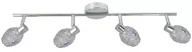 Lampy sufitowe - Candellux LAMPA SUFITOWA 94-56217 GOLDEN LISTWA 4X40W G9 CHROM FIOLETOWY 94-56217 - miniaturka - grafika 1