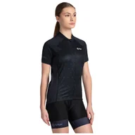 Koszulki sportowe damskie - Damska koszulka rowerowa Kilpi Moate Rozmiar: L / Kolor: czarny/biały - miniaturka - grafika 1