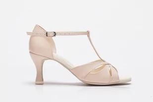 Obuwie Sensatiano taneczne ślubne brzoskwiniowy (nude) 36/F VSW003-36F - Czółenka - miniaturka - grafika 1