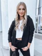 Bluzy damskie - Bluza damska VICTORIA czarna BY0327-L - miniaturka - grafika 1