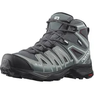 Buty trekkingowe damskie - Salomon X ULTRA PIONEER MID CLIMASALOMON™ wodoodporne buty trekkingowe damskie, Heban/burzowa pogoda/degustacja wina, 40.5 EU - miniaturka - grafika 1