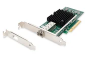 Karty sieciowe - Digitus Jednoportowa karta sieciowa 10G SFP PCIe - miniaturka - grafika 1