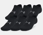 Skarpetki męskie - UNDER ARMOUR zestaw skarpetek stopek unisex 6 par Essential No Show czarne - miniaturka - grafika 1