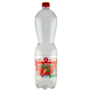 Carrefour Classic Napój gazowany o smaku truskawkowym 1,5 l - Napoje gazowane - miniaturka - grafika 1