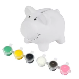 Homea Ceramiczna skarbonka do własnoręcznego pomalowania - Zabawki kreatywne - miniaturka - grafika 1