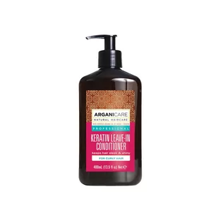 Arganicare Keratin Leave In Conditioner Curly Hair Odżywka bez spłukiwania do kręconych włosów z keratyną 400 ml - Odżywki do włosów - miniaturka - grafika 1
