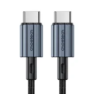 Kable USB - Kabel przewód USB-C - USB-C PD 60W w oplocie XCC-1014 - szary CHOETECH - miniaturka - grafika 1