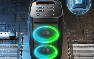 Głośnik bezprzewodowy Bluetooth W-KING T11 100W (czarny) - Głośniki i kolumny - miniaturka - grafika 11