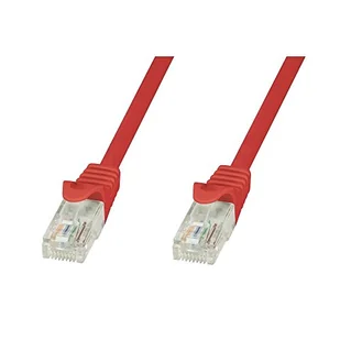 Techly ICOC CCA6U-020-RET - kabel sieciowy (2 m, Cat6, U/UTP (UTP), RJ-45, RJ-45, czerwony) - Kable miedziane - miniaturka - grafika 1