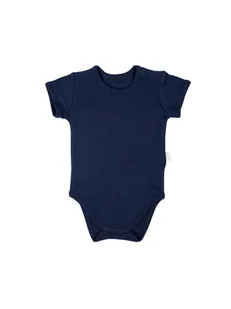 Niemowlęce body na krótki rękaw granatowe Nicol,r.92 - Body dla niemowląt - miniaturka - grafika 1