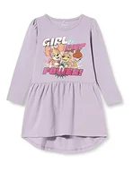 Sukienki - NMFAMARI PAWPATROL LS Sukienka CPLG, Szary lawendowy, 86 cm - miniaturka - grafika 1