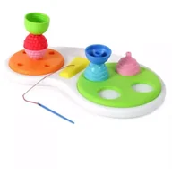 Zabawki interaktywne dla dzieci - Stacja aktywności + kulko-klocki. Lalaboom - miniaturka - grafika 1