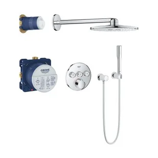 Grohe SmartControl zestaw prysznicowy podtynkowy z baterią i deszczownicą chrom 34709000 34709000 - Deszczownice - miniaturka - grafika 2