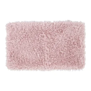 Różowy dywanik łazienkowy 80x50 cm Cuddly – Catherine Lansfield - Dywaniki łazienkowe - miniaturka - grafika 1