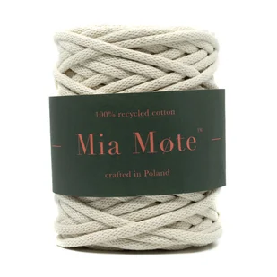 Mia Mote™ Extra Lush Line Sznurek bawełniany 7mm limestone-Szpula ~ 100 m - Zabawki kreatywne - miniaturka - grafika 1