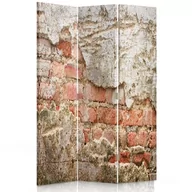 Parawany - Parawan pokojowy FEEBY, Mur z cegły, Obrotowy 110x170cm 3-częściowy - miniaturka - grafika 1