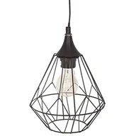Lampy sufitowe - Lampa wisząca czarna - miniaturka - grafika 1