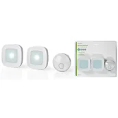 Dzwonki i gongi - Nedis DOORB220CWT2 dzwonek bezprzewodowy,230 V, 2x odbiornik - miniaturka - grafika 1