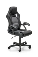 Fotele i krzesła biurowe - Fotel Biurowy Kelber Czarny/Szary - miniaturka - grafika 1