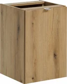 Szafki łazienkowe - Szafka łazienkowa NOVA OAK 81-40-1D 40cm dąb evoke z koszem - miniaturka - grafika 1