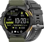 Smartwatch - Gravity GT24-5 Czarny, Zielony - miniaturka - grafika 1