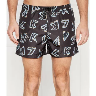 Karl Lagerfeld Szorty kąpielowe | Regular Fit - Kąpielówki męskie - miniaturka - grafika 1