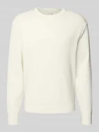 Swetry męskie - Sweter o kroju relaxed fit z efektem dzianiny model ‘Texture’ - miniaturka - grafika 1