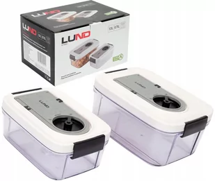 Lund Pojemniki Próżniowe 0,75L, 1,5L - Pojemniki kuchenne - miniaturka - grafika 1