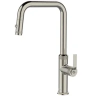 Baterie kuchenne - Bateria zlewozmywakowa z wyciąganą wylewką stali nierdzewnej - miniaturka - grafika 1