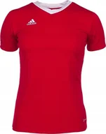 Koszulki i topy damskie - Adidas Koszulka damska adidas Entrada 22 Jsy czerwona H57571 L - miniaturka - grafika 1