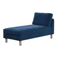 Pokrowce na meble - Dekoria pl pl Pokrowiec na szezlong Karlstad wolnostojący krótki granat 80 x 160 x 80 cm Velvet 732-704-29 - miniaturka - grafika 1