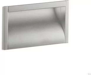 Uchwyt meblowy wpuszczany Box 64 Aluminiowy szczotkowany - Zawiasy, okucia i inne akcesoria - miniaturka - grafika 1