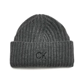 Czapki męskie - Calvin Klein Czapka ELEVATED | z dodatkiem wełny i kaszmiru - miniaturka - grafika 1