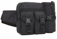 Nerki - Nerka Męska Saszetka Biodrówka Wojskowa Z Paskiem - miniaturka - grafika 1