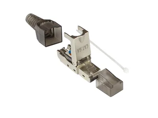 Alcasa GC-N0147 wtyczka RJ-45 Czarny, Srebrny, Przezroczysty - Adaptery i przejściówki - miniaturka - grafika 1