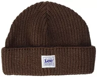 Czapki damskie - Lee Męska czapka typu beanie, brązowy, jeden rozmiar - miniaturka - grafika 1