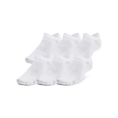 Skarpetki damskie - Skarpetki Under Armour Essential No Show 6pk White / White / Halo Gray S - miniaturka - grafika 1