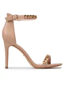 Sandały damskie - DeeZee Sandały LS5688-01 Beżowy - miniaturka - grafika 1