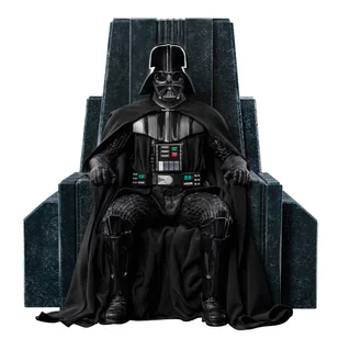 Iron Studios STAR WARS - Darth Vader na Throne Legacy Replica statuetka 1/4 - Figurki dla dzieci - miniaturka - grafika 1