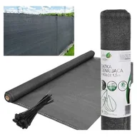 Pozostałe ozdoby ogrodowe - Siatka SASKA GARDEN 1.5 x 25 m Ciemnoszary - miniaturka - grafika 1