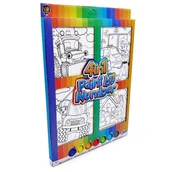 Malowanie po numerach - Malowanie po numerach, chłopcy, 4 w 1 - miniaturka - grafika 1